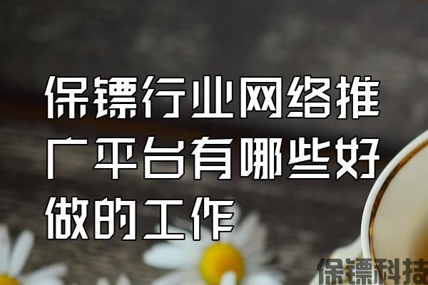 保鏢行業(yè)網(wǎng)絡(luò)推廣平臺有哪些好做的工作