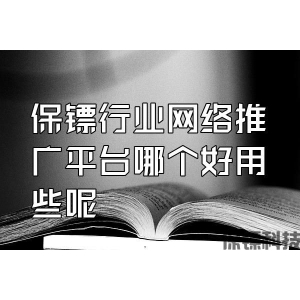 保鏢行業(yè)網(wǎng)絡(luò)推廣平臺(tái)哪個(gè)好用些呢