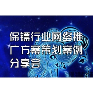 保鏢行業(yè)網(wǎng)絡(luò)推廣方案策劃案例分享會